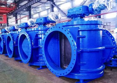AWWA DN1400 জিরো ফুটো ওয়াটার প্লাগ ভালভ / ফুল পোর্ট প্লাগ ভালভ কোন পোর্ট সঙ্কুচিত কম মাথা ক্ষতি