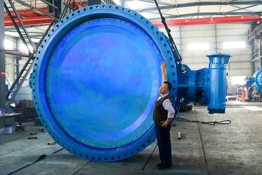 AWWA DN3000 উচ্চ কার্যকারিতা প্রজাপতি ভালভ, উচ্চ তাপমাত্রা প্রজাপতি ভালভ